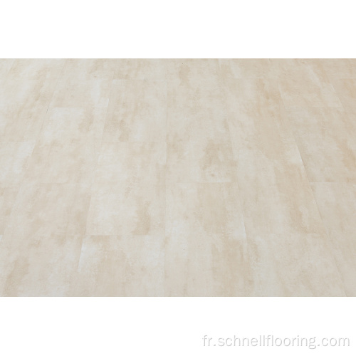 Plancher LVT rigide en plastique de vinyle de grain de pierre de luxe